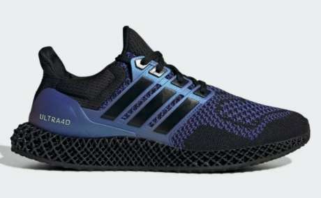 Size 9 - Adidas Ultra 4D Black Sonic Ink 2021